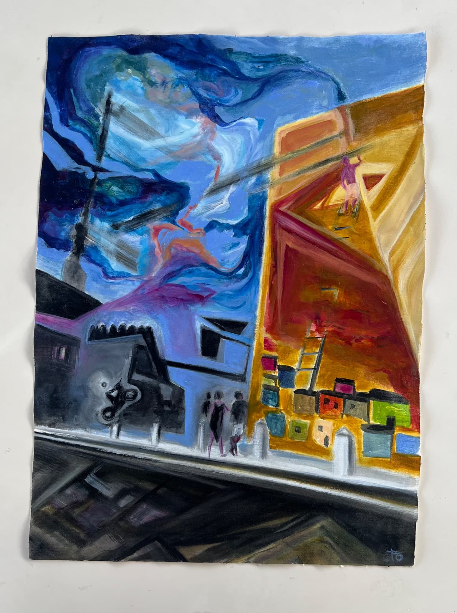 Rio Zona Norte — canvas painted in Bahia