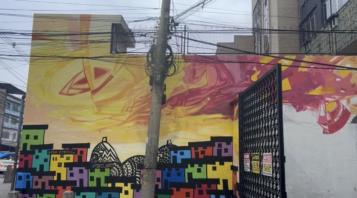 Mural, Complexo do Alemão, Rio de Janeiro