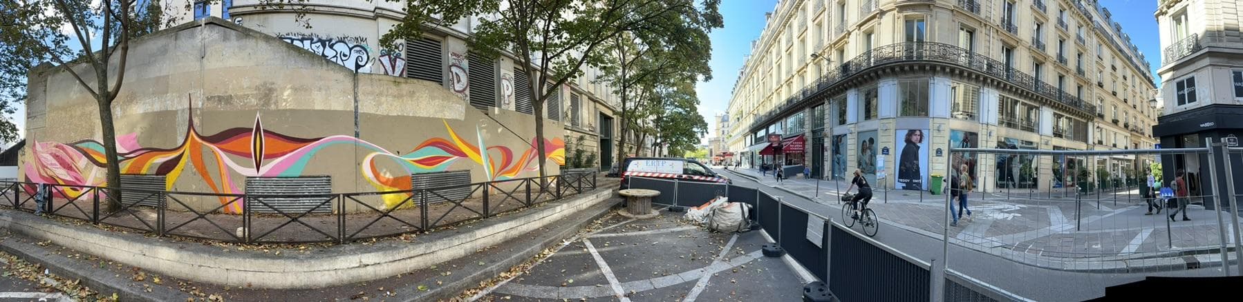 Mural, Châtelet, Paris