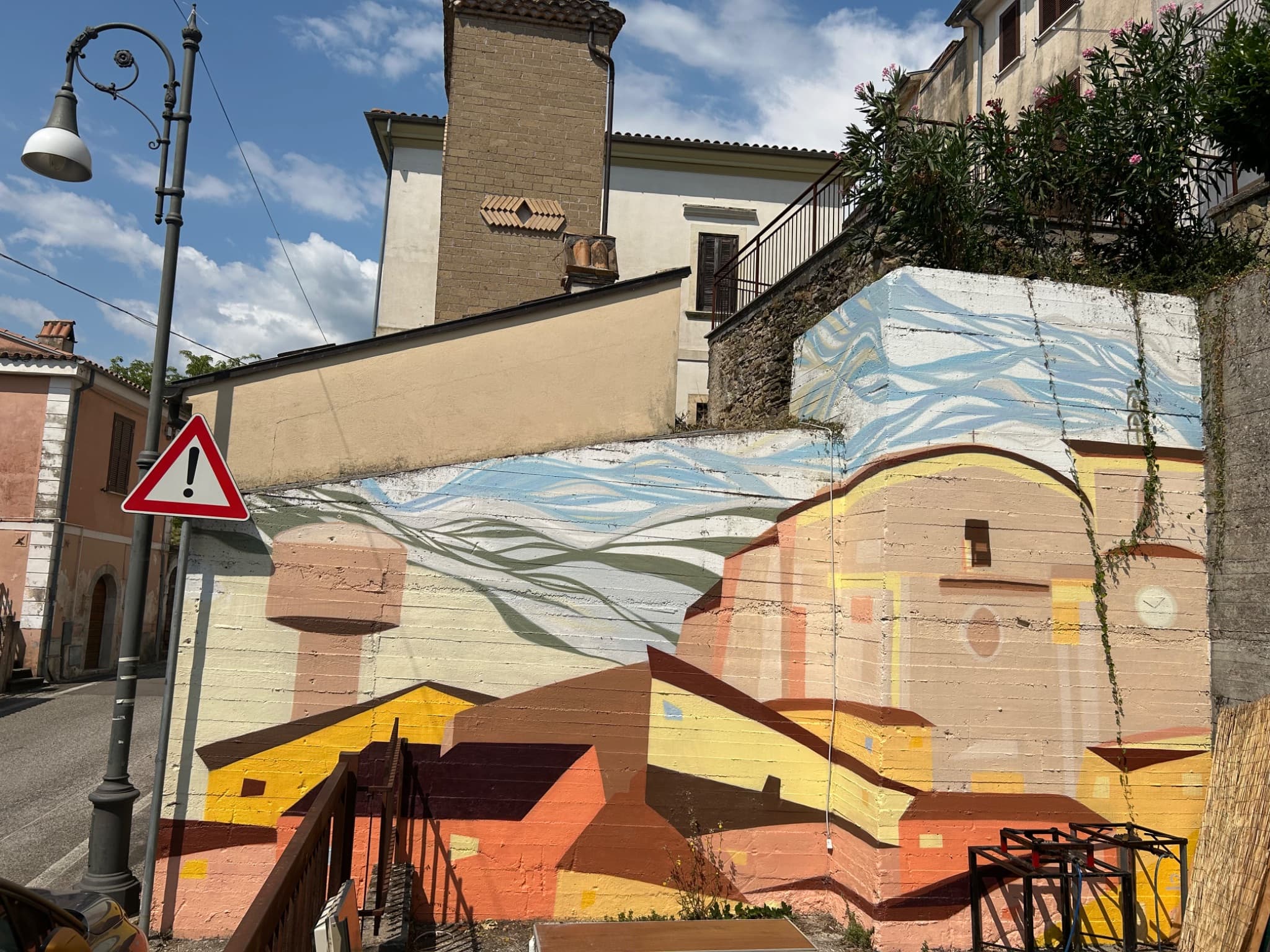 Mural, Gallinaro, Italy