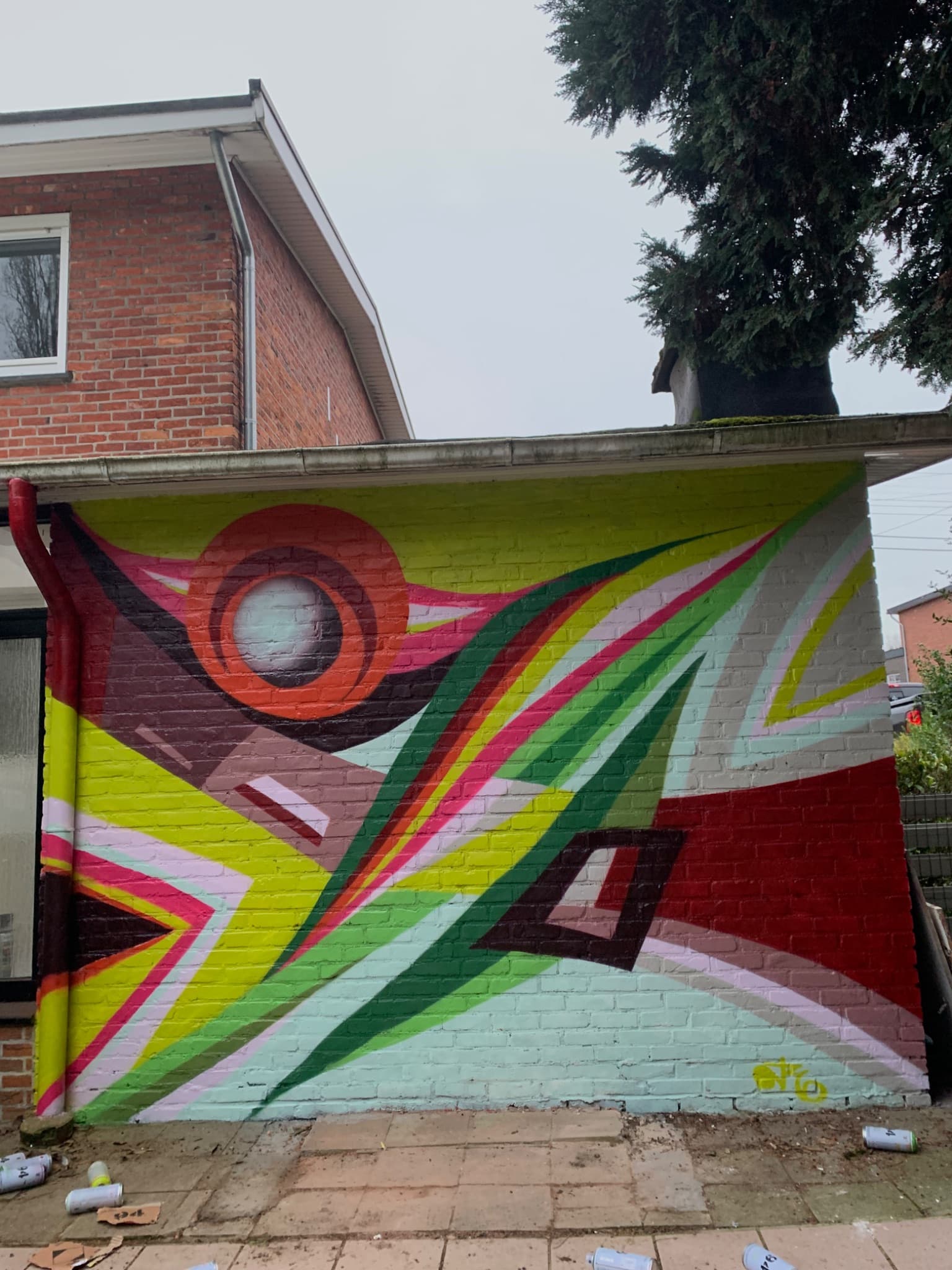 Mural, Flémalle, Liège
